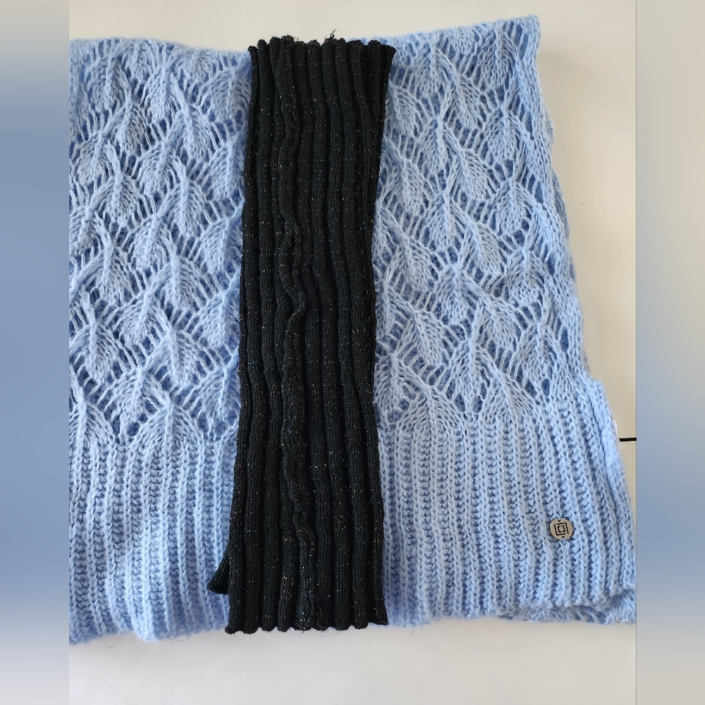 3/$20 Scarf + Sparkly Leg Warmer Set